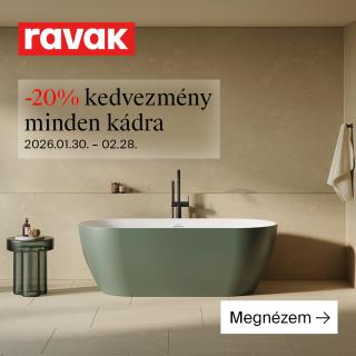FEBRUÁRI AKCIÓ A PALLASZ TEAMNÉL! ✨ Új fürdőszoba? Kezdd egy tökéletes káddal! 🔥 Februárban a RAVAK kádak –20% kedvezménnyel elérhetők Prémium minőség – tartós anyagok, precíz kivitelezés Időtálló design – modern, letisztult formavilág Mindennapi kényelem – ergonomikus megoldások, valódi komfort 👉 Írj nekünk üzenetet vagy kérj ajánlatot még ma! #pallaszcsempe #RAVAK #fürdőszoba #kád #akcio